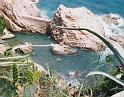 la mer vue du jardin botanique de Blanes